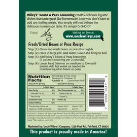 Wileys Seasonings: Eat Your Greens, Eat Your Yams, Eat Your Beans, Rotisserie Wings, and Southern BBQ wings | Flavorful Southern Food, Soul Food, and Everyday Cooking Essentials | Ships in Aromatik damage proof box (2, Eat Your Beans)