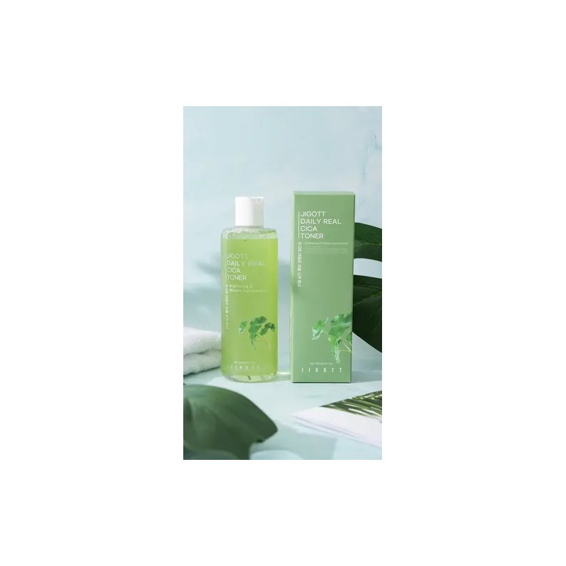 Tónico JIGOTT Daily Real Cica Kanao 300 mL para Hidratar