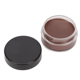 Gel para Cejas, Cepillo Biselado Impermeable, Ingredientes Seguros, Crema de Maquillaje para Cejas, Agradable para la Piel para Uso Diario (Marron oscuro)