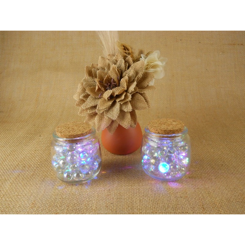 Decor LED Rope Nightlight Mystical Fairy Jar with Cork Lid