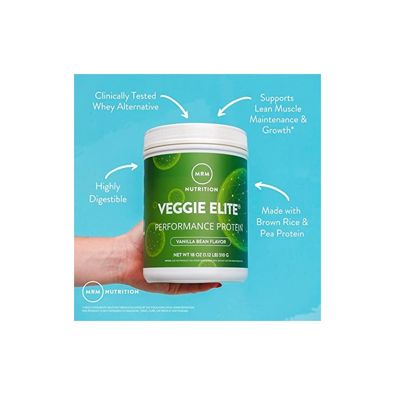 MRM Nutrition Veggie Elite Performance Protein | Vanilla Bean |
