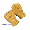 Weldas® leather driver's gloves for general purpose, Straight thumb, Elastic