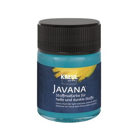 C.Kreul Javana Textil Stoffmalfarbe Opak 50 ml Glas Türkis