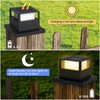 Outdoor Solar Post Cap Lights, 20 Lumen High Brightness Waterproof