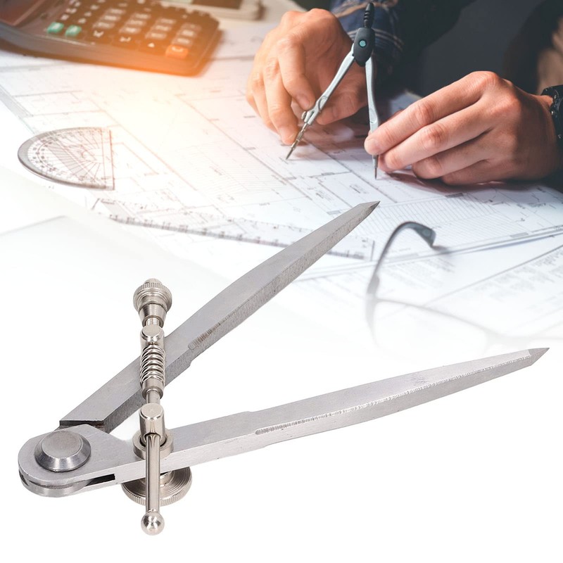 Straight Pattern Divider, Carbon Steel High Hardness Divider 150mm Flat