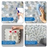 MOFIT Hexagon Peel and Stick Backsplash Tiles Kitchen,Self-Adhesive Metal and