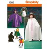 Simplicity 1583 Children's Hooded Cape Costume Sewing Patterns, Sizes 3-8