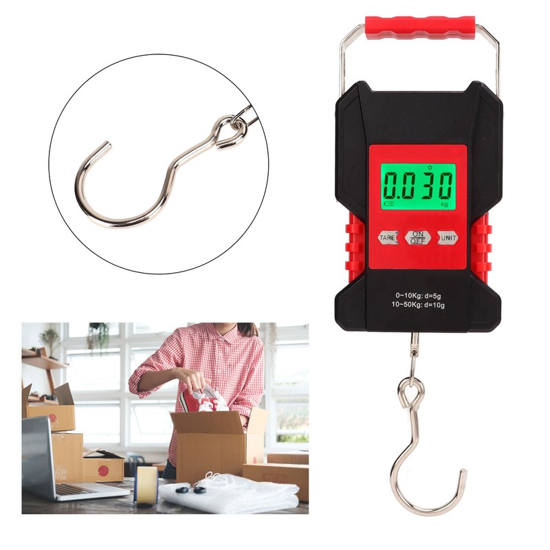 Digital Hanging Scale Waterproof Panel Stainless Steel Portable Fishing Scale