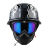 1Storm Novelty Motorcycle Half Face Helmet German Style DOT Approved: