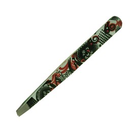 YNR England Pro Eyebrow Grip Tweezers | Eyebrow Hair Tweezers | Comfortable Rubber Grip | Choose from 3 Colours (Multi)