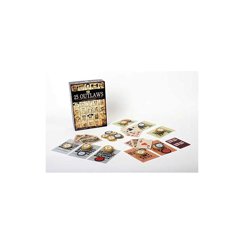 Buffalo Games - 25 Outlaws - Modern Twist on Classic