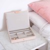 Stackers Blush Pink Classic Medium Jewellery Box Lid