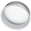 JUVITUS 1 oz Opal White Glass Boston Round Bottle with
