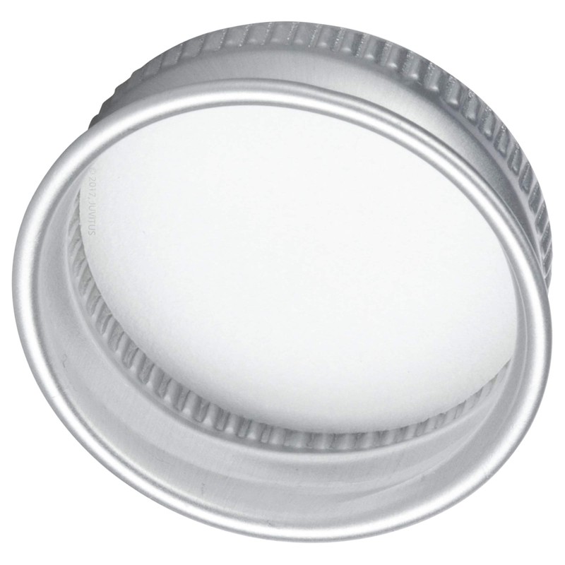 JUVITUS 1 oz Opal White Glass Boston Round Bottle with