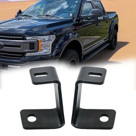 Pikioraz - Soportes de zanja para capó del motor, bisagras delanteras para capó del pilar A, soporte de montaje de luz LED para F150, panel de capó de capó, montaje de luz para Raptor F150 2004-2014 y