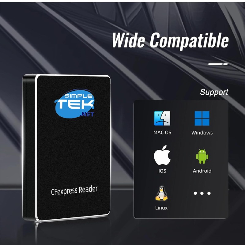 SIMPLETEK - CFEXPRESS Card Reader USB 3.1 Gen 2 |