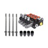 mitoharet 4 Spool Hydraulic Monoblock Double Acting Control Valve 11