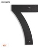 KTC-HOME - Premium House Number Black Including Mounting Material -