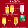 MINTSSOUL LED Flame Effect Fire E26 Light Bulbs,Creative with Flickering