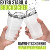 idea-station Plastic Cups 16 x 300 ml - Transparent -