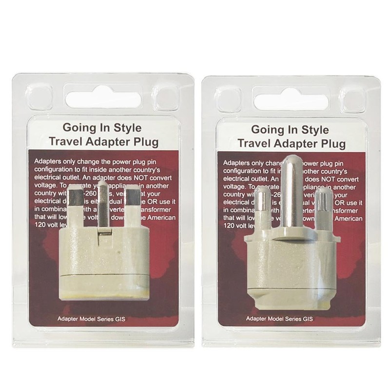Going In Style Ireland Grounded Adapter Plug - GUD and