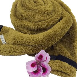 2 metre long CPAP BIPAP Ventilator Circuit Hose Tube Covers stop Rainout Sleep Apnea in Warm Textured Fleece Fabric (6ft Ochre Teddy)