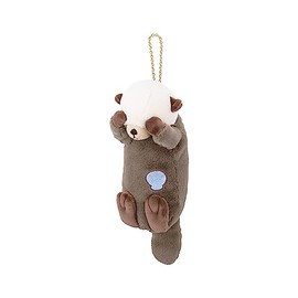 Libuhaato 97122-10 Mascot Pouch, Kubinekko Sea Otter (Total Length: Approx. 6.9 inches (17.5 cm), Key Chain, Key Chain
