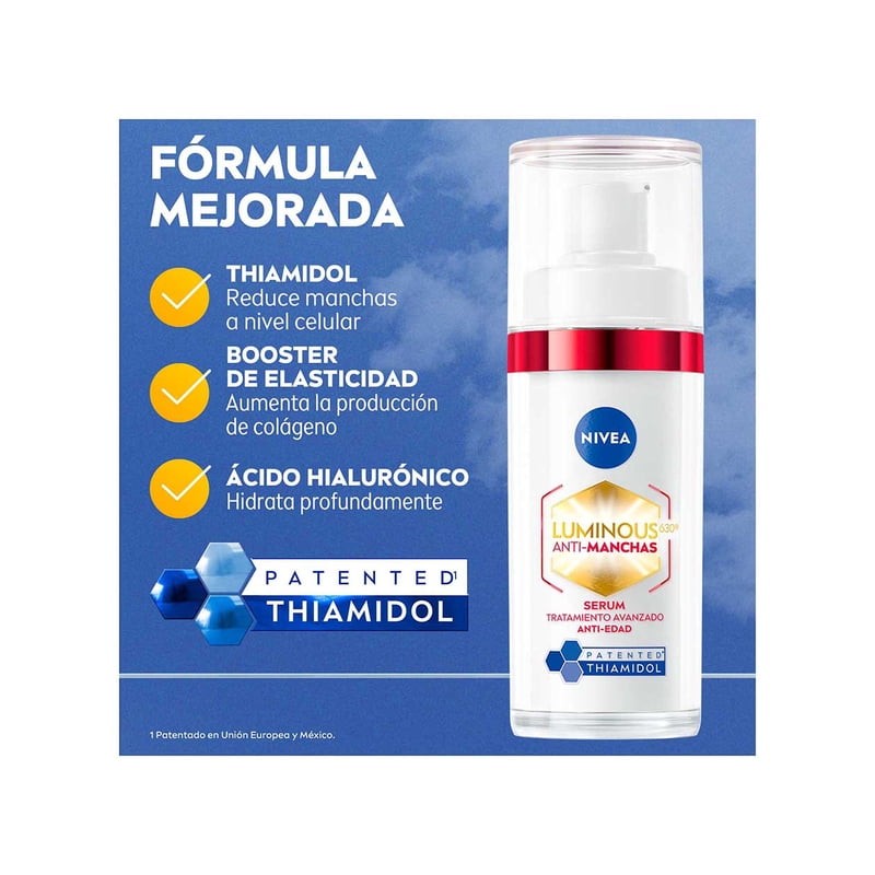 Sérum facial Nivea Luminous 630 anti manchas tratamiento avanzado anti