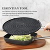 Apidgrowth Silicone Splatter Screen for Frying Pan,Grease Splatter Guard,Heat-Resistant Splatter