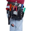 VEEKAY Tool Pouch for Electricians - 10 Pocket Leather Organizer