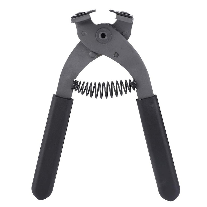 17cm Leather Hole Punch, Handheld Carbon Steel Leather Silent Pliers,