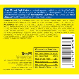 TetraFauna Hermit Crab Meal Cakes For All Land Crabs