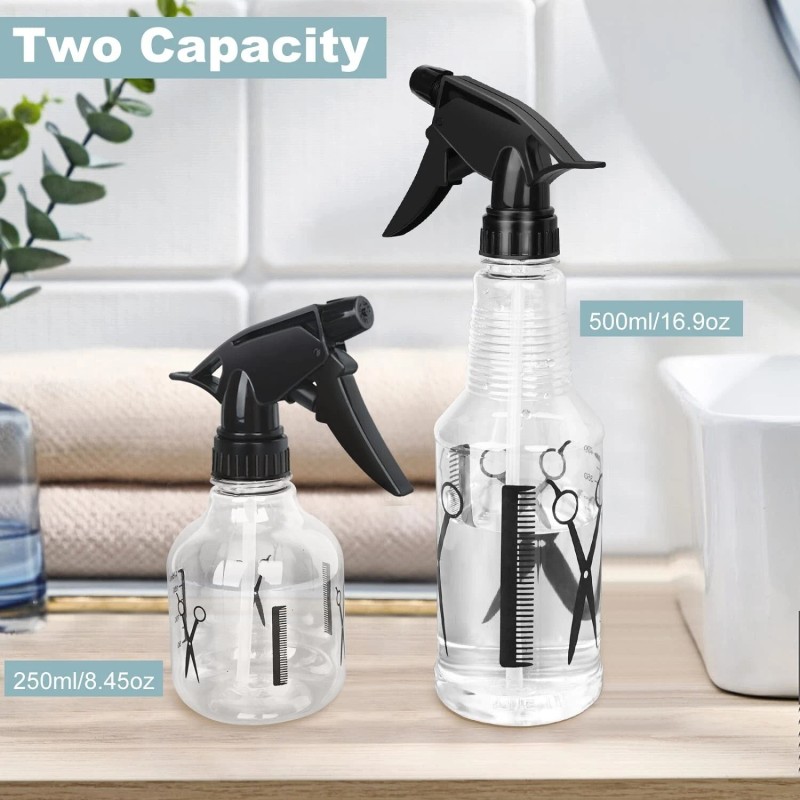Avenoir 250ml & 500ml Mister Spray Bottle Adjustable Spray Storage