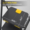 KINGRACK 3 Step Ladder, Sturdy Steel Step Stool with Safe-Lock
