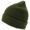 Armycrew Gorro largo de punto gofre grueso para invierno, Verde