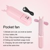 Handheld Fan Mini Small Folding USB Rechargeable Mobile Water Replenisher