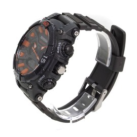 Sekonda Men's Digital Watch with Black Dial Digital Display and Grey Plastic Strap 1037.05