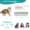IKITCHEN Stainless Steel Cat Litter Box, Large Metal Litter Box