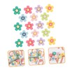 Beavorty 30pcs Mini Flowers for Hair Clips Craft Embellishments for