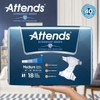 Attends Extended Wear Brief, Medium, 32" - 44", Heavy Absorbency,