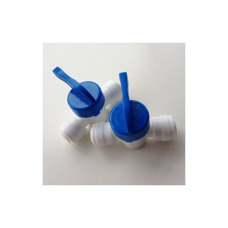 2 x 1/4" Inline Ball Valves for Reverse Osmosis RO