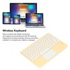 Touch Wireless Keyboard Round Keycaps Ergonomic Design Ultra Thin Smart