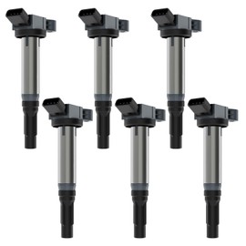 Set of 6 Ignition Coil Pack Compatible with Toyota 3.5 V6 2007-2015 Sienna Camry Avalon Rav4 Highlander Venza, RX350 IS350 ES350 3.5L Replace 90919-A2004