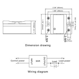 Heschen Single Phase Solid State Relay, NNG1-1/032F-38 10A, SSR-DA, Input 3-32VDC Output 24-440VAC, For Industrial Automation Process