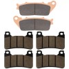 Caltric Front Rear Brake Pads for Honda CB1000R CB 1000R