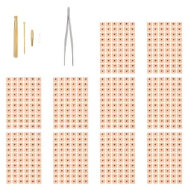 Kit de acupuntura de semillas de oído, también trabajan para vigorizar la sangre y abre los canales de energía del cuerpo y acelera el proceso de curación.