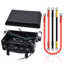 MaySpare Winch solenoid control contactor Pre-Wired Box for 8000-17000 electric ATV UTV winches 12V