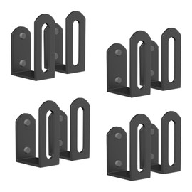 VinBee Pot Lid Holder Lid Holder Kitchen Pan Lid Holders Set of 4 Pot Lid Organiser Wall Mount Suitable for All Custom Wide Multifunctional Stand Holder