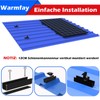Warmfay Solar Panel Mount Mounting Set, Black 12 cm Aluminium