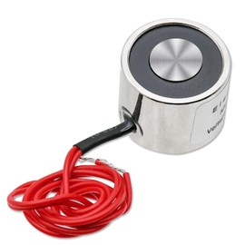 Electromagnet - P25/20 DC 5V 50N 11LB/5Kg - 25 x 20 mm Suction Cup Round Electric Magnet